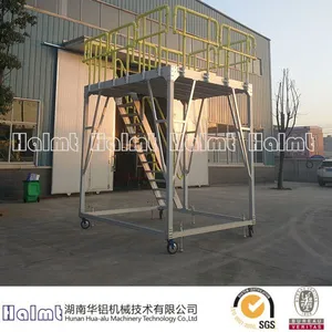 Aluminium Apu Working Step Ladders for Aircraft thumbnail-2