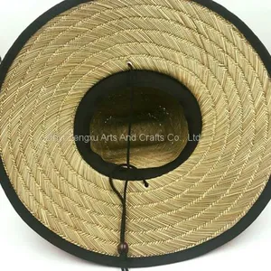 Custom Australia Men's Brands Straw Surf Hat Lifeguard Safari Straw Hat Sombrero Straw Hat Wholesale thumbnail-3