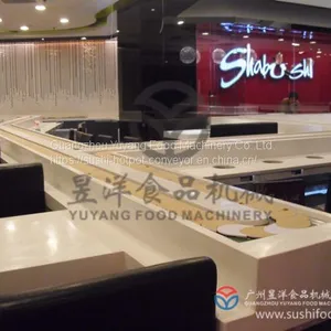 High Quality Grade Sushi Conveyor Belt System,Sushi Conveyor Chain With Modular Stainless Steel Slat thumbnail-1