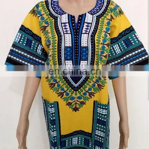 African Dashiki Unisex Ethnic Cotton Shirts thumbnail-2