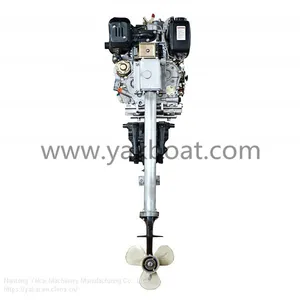 6HP 1-cylinder Air-cooled 4 Stroke Diesel Outboard Marine Engine thumbnail-4