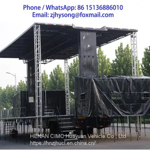 8.5 m Roadshow Mobile Stage Truck Trailer thumbnail-2