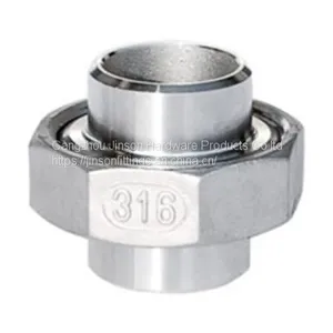 UNION BW/BW Stainless Steel Thread Union Price Threaded Fitting thumbnail-1