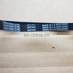 High Quality QSM11 M11 Spare Parts Ribbed V Fan Belt 3037425 thumbnail-1
