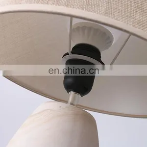 Nordic Living Room Decoration Brown Table Lamp Wholesale Cheap Exquisite Ceramic Bedside Lamp thumbnail-6