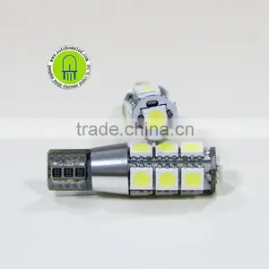 CANBUS T10 13SMD 5050 NO ERROR Warning 13 Smd DC 12V Wedge Tail Led Light Free Car Interior Lights W5W 168 194 13led thumbnail-1