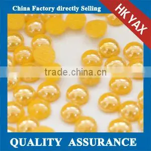Gule on Chinese Hotfix Pearl Half Round,chinese Pearl Hotfix Half Round for Phone Iphone Case Decoration thumbnail-1