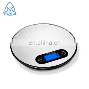 Multifunction Digital Slim 5 Kg Stainless Steel Weigh Food Kitchen Scale thumbnail-3