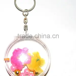 Mini Colorful Liquid Sand Timer Keychain, Custom Fridge Magnet thumbnail-1