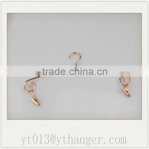 CY-321 Best Quality Metal Clothes Hanger Gold for Women Underwear thumbnail-2