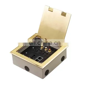 Pop Up Cables Mini Ac Usb Power Xlr Floor Connection Socket Box thumbnail-3