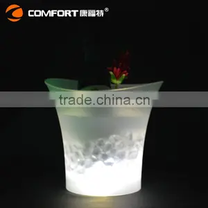 Plastic Material Waterproof Color Changing LED Party Bar Ice Bucket thumbnail-5