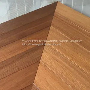 Teak Chevron Flooring thumbnail-1