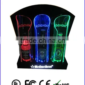 Perfect Acrylic Led Bottle&liquor Display Led Bottle Stand Bottle Base thumbnail-1