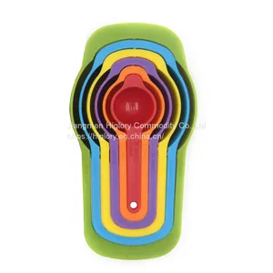 Silicone 6-piece Set Baking Measuring Spoon Set With Scale Measuring Spoon Color Measuring Spoons thumbnail-1