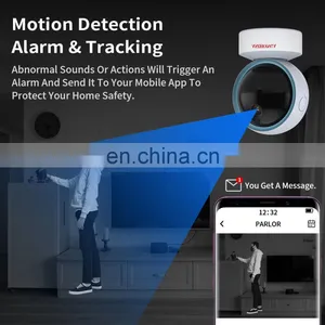 Smart Life 5MP Two Way Audio Camera Tuya App HD Smart Home 1080P PTZ Home 3MP Wireless CCTV Camera thumbnail-5