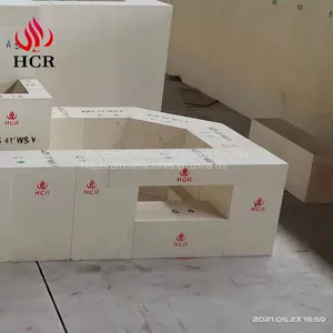 China Henan HCR Brand Fused Cast AZS Blocks With High Quality thumbnail-1
