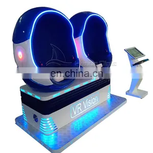 Attractive Double Seats 9D Egg VR Cinema Virtual Reality Chair Simulation Rides thumbnail-2