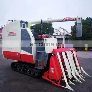 2021 High Quality Agriculture Rice Harvester Machine Luckystar Half-feed Rice Combine Harvester thumbnail-4