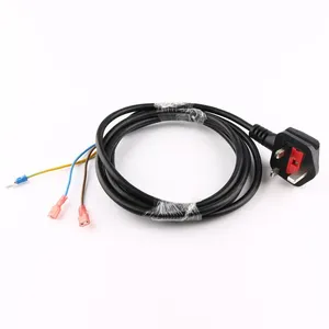 UK Non-rewireable Bs1363 Plug With Fuse Power Supply Cord thumbnail-2
