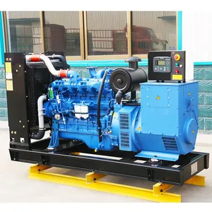 Backup Power Generator 100kw Open Type Industrial Diesel Generator 50Hz 3 Phase Generator thumbnail-1