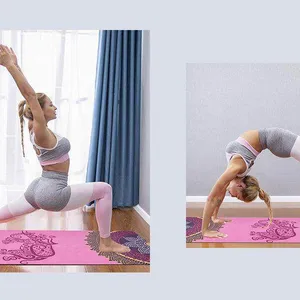 Environmental Friendly Yoga Mats With Logo Natural Rubber Yoga Mat thumbnail-3