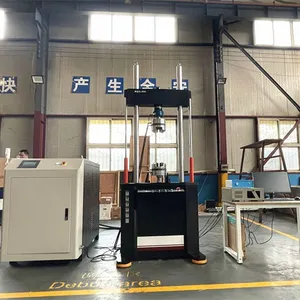 HST-HFT50B 5T 50kN Electro-hydraulic Servo Dynamic Static Fatigue Testing System 50KN Electronic Fatigue Testing Machine thumbnail-5