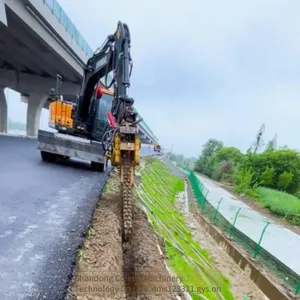 Full-chain Excavator Trencher, Deepening Milling and Digging Trencher for Customized Processing, Disc Rock Trencher for Mining Sites thumbnail-4