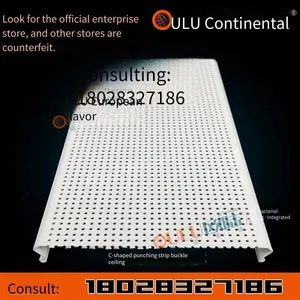 Oulu 600*600*0.6mm Sprayed Aluminum Ceiling Tiles With Roll-coated Matt White Finish and Integrated Ceiling Accessories thumbnail-3
