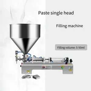 Single-head Horizontal Paste Quantitative Filling Machine, Small Dg-50 Type Ointment and Essential Oil Filling and Packaging Machine thumbnail-2