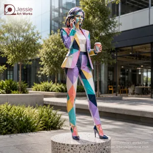 Abstract Body Figure Sculpture for Modern Public Art thumbnail-5