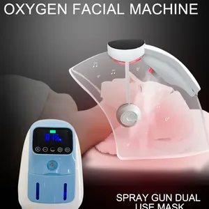 Salon Grade High-Pressure Oxygen Jet Facial With LED Light Therapy – 3 Wavelengths for Firming thumbnail-2
