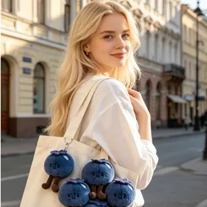 Kawaii Fruit Plush Bag Charm thumbnail-4