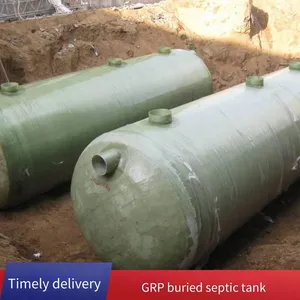 Finished Frp Septic Tanks Specially Designed for Schools, Three - Chamber Buried Type, Domestic Sewage Collection and Purification Devices thumbnail-2