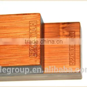 OEM Bamboo Case Samsung Huawei Xiaomi Smart Mobile Portable Power Bank 2600mah~5200mah thumbnail-3