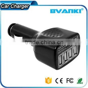 Universal Micro Auto 4 Port USB Car Charger For IPhone IPad 2.1A Mini Car Charger Adapter Cargador Coche Carregador de Celular Quality Choice thumbnail-6