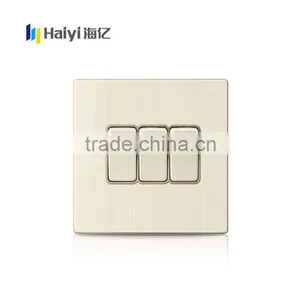 British Style Small MOQ Brass Screw 4 Gang 2 Way Electric Wall Switches Quality Choice Supplier's Choice thumbnail-6