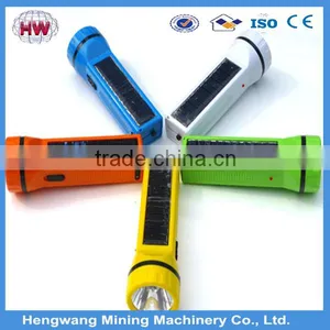 HW Flashlight Led Plastic Rechargeable Handle Torch for Sale thumbnail-3