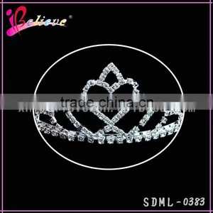 Elegant Bling Princess Crown Made in China Wedding Crown,queen Crown for Sale thumbnail-4
