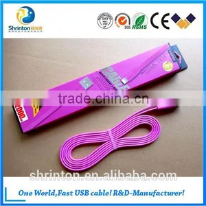 REMAX Brand USB Micro Cable Sync Cable For Iphone 6 5S Samsung HTC thumbnail-1