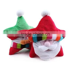 Star Shaped Christmas Plush Pet Toys With Squeaker Inside /Soft Pet Toys of Christmas Theme thumbnail-1