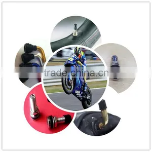Motorcycle Scooter Motorbike Quad Tyre Valve With Dust Caps thumbnail-1
