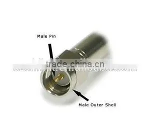 High Frequency Cable Assembly, RF Coaxial Cable Connector With Male SMA to Female UHF Connector thumbnail-3