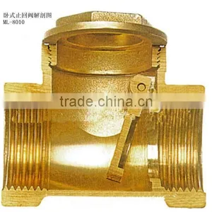 BRASS VERTICAL CHECK VALVE thumbnail-5