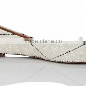Pearl Decoration Elegant Flat Casual Shoes for Women 2015 Comfort No Heel Lady Footware thumbnail-1
