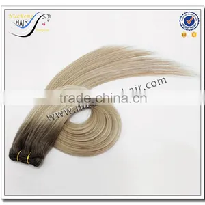 Wholesale Top Quality Ombre Silky Straight Hair Weave 100% Virgin Human Hair Supplier's Choice thumbnail-2