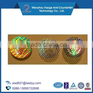 High Sercurity Tamper Proof Beehive Hologram Sticker thumbnail-1