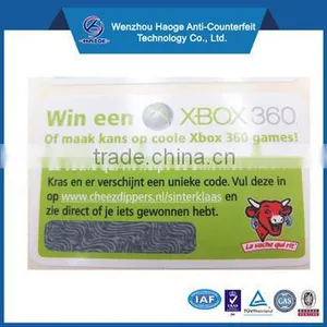 High Quality Common Zebras Scratch off Label thumbnail-1