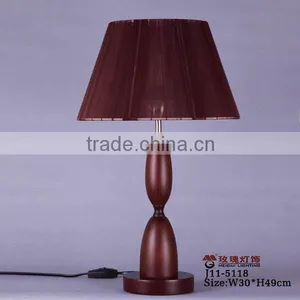 Modern Solid Wooden Hotel Table Lamp thumbnail-1