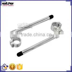 BJ-COHB-035B Manufacturer 35mm Raiser CNC Aluminum Motorcycle Handle Bar Clip On For Yamaha Suzuki Honda thumbnail-1